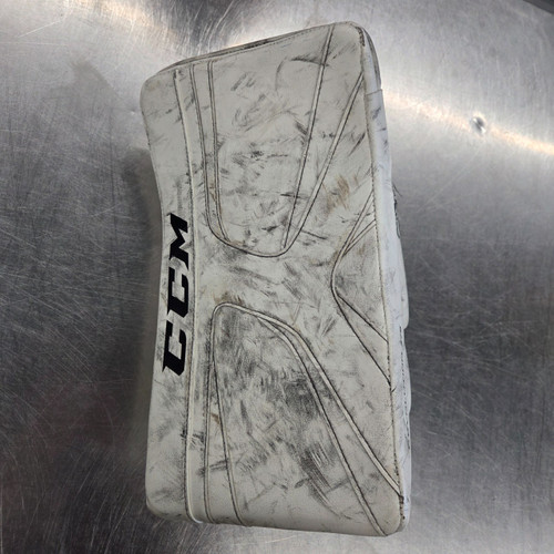 Vist Large View of Product Image Which is Used CCM REVOLUTION 579 BLOCKER Senior Goalie Blocker White
