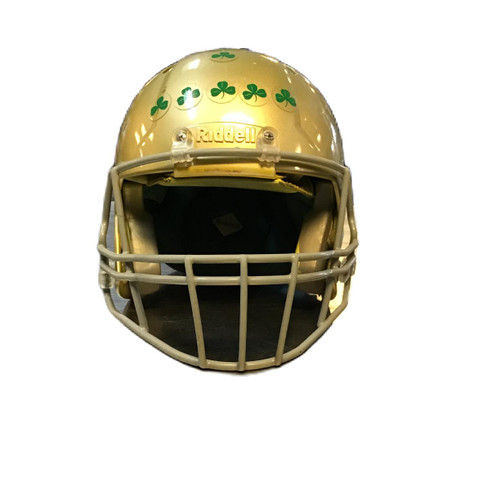 Vist Large View of Product Image Which is Used Riddell VICTOR FB Helmet Vegas Gold S/M