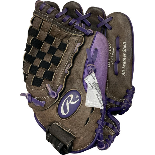 Vist Large View of Product Image Which is Used Rawlings HFP150BP BB/SB Glove RH Throw Black 11 1/2"