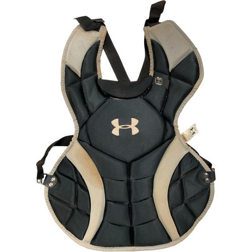 Vist Large View of Product Image Which is Used Under Armour UACPCC2-SRVS Catchers Chest Protector Black Adult