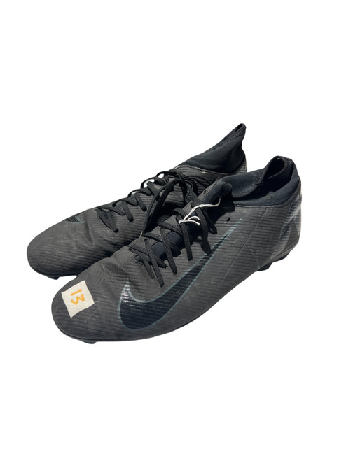 Vist Large View of Product Image Which is Used Nike Soccer Cleats Black Senior 13