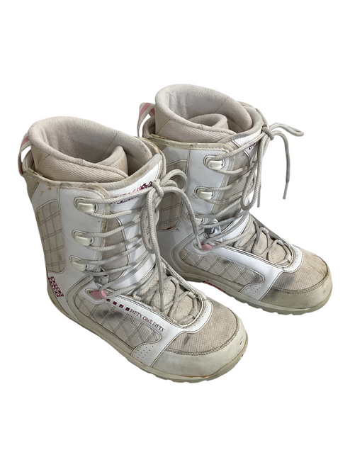 Vist Large View of Product Image Which is Used 5150 5150 BOOT Womens Snowboard Boots White 