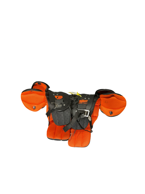 Vist Large View of Product Image Which is Used Schutt Y FLEX FB Shoulder Pads Black SM