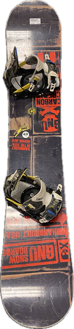 Vist Large View of Product Image Which is Used GNU CARBON CREDIT SERIES Mens Board/Bindings Black 159 cm