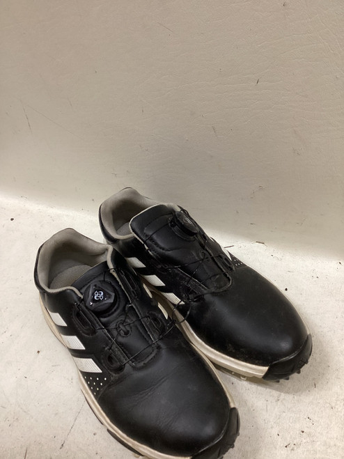 Vist Large View of Product Image Which is Used Adidas Jr Golf Shoes Black Junior 06