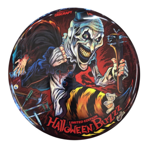 Vist Large View of Product Image Which is Used Discraft HALLOWEEN BUZZZ Disc Golf Mid Range Maroon 179g