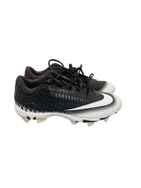 Vist Large View of Product Image Which is Used Nike FAST FLEX VAPOR BLK/WHITE 9.5 BB/SB Cleats Black Senior 9.5
