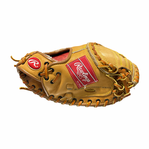 Vist Large View of Product Image Which is Used Rawlings LITE TOE CATCHERS MITT BB/SB Catchers RH Throw Brown 32"