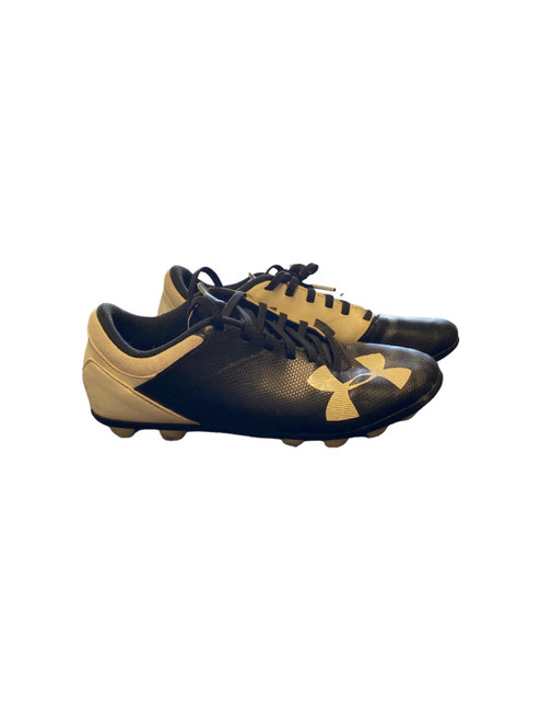 Vist Large View of Product Image Which is Used Under Armour Soccer Cleats Black Junior 04