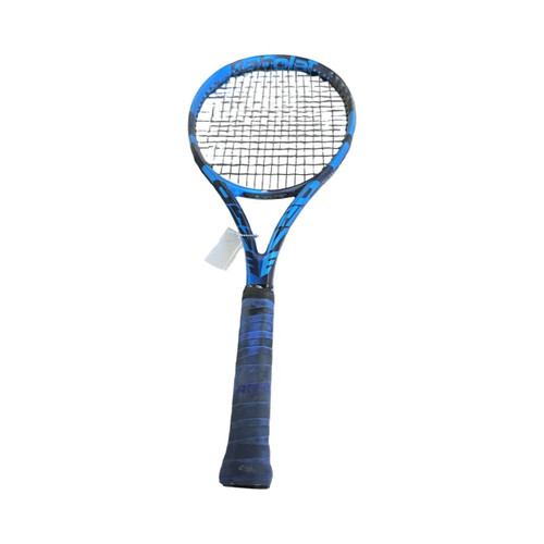 Vist Large View of Product Image Which is Used Babolat PURE DRIVE TENNIS RACQUET 4 1/4 Adult Tennis Racquet Royal Blue 4 1/4"