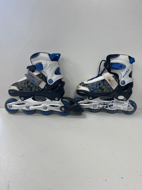 Vist Large View of Product Image Which is Used Ultra Wheels ADJ 1-4 Junior Rec Fitness Skates White Adjustable