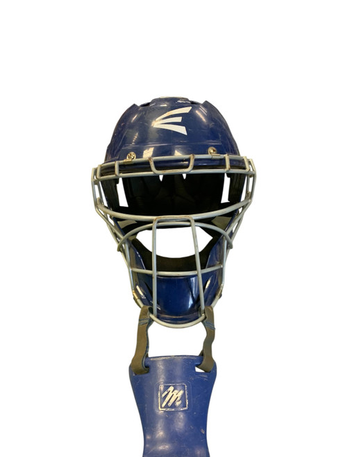 Vist Large View of Product Image Which is Used Easton EASTON CATCHER HELMET Catchers Helmet w/Mask Navy Blue One Size