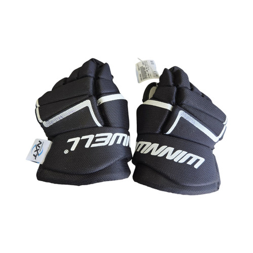 Vist Large View of Product Image Which is Used WinnWell AMP 500 YOUTH GLOVES Youth Gloves Black 9"