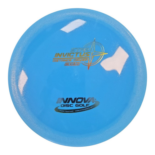 Vist Large View of Product Image Which is Used Innova STAR INVICTUS 138 Disc Golf Driver Carolina Blue