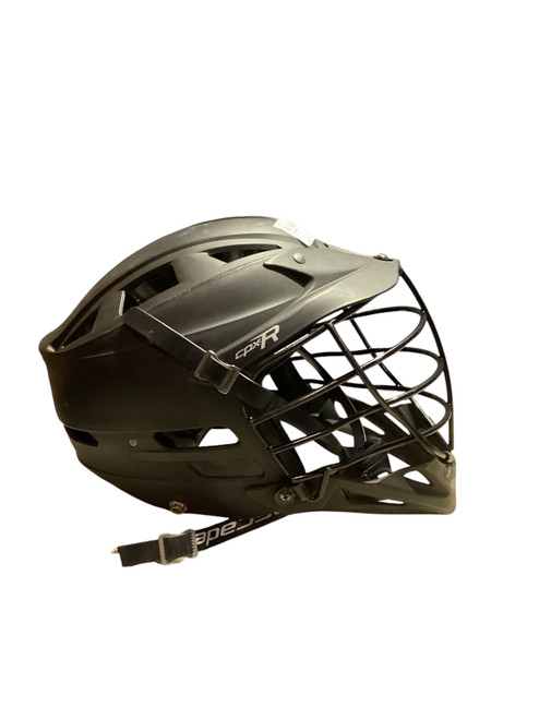 Vist Large View of Product Image Which is Used Cascade CPX-R Lacrosse Helmet Black One Size