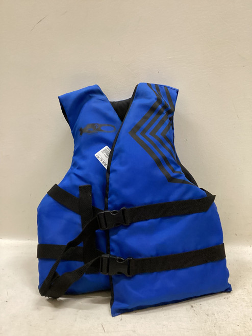 Vist Large View of Product Image Which is Used Youth PFD Royal Blue Youth 50-90