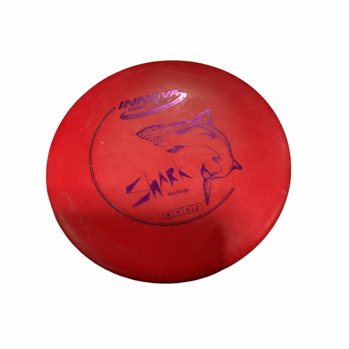Vist Large View of Product Image Which is Used Innova SHARK MID Disc Golf Mid Range Red