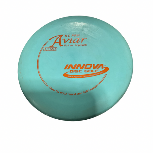 Vist Large View of Product Image Which is Used Innova AVIAR PUTER Disc Golf Putter Teal