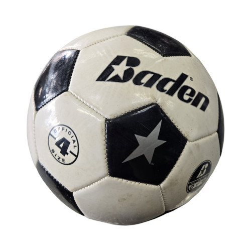 Vist Large View of Product Image Which is Used Baden SIZE 4 SOCCER BALL All Size Soccer Ball White 4