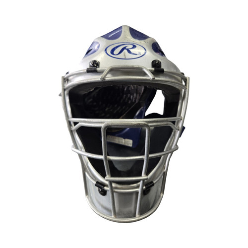 Vist Large View of Product Image Which is Used Rawlings CFA2 HELMET Catchers Helmet w/Mask Royal Blue One Size