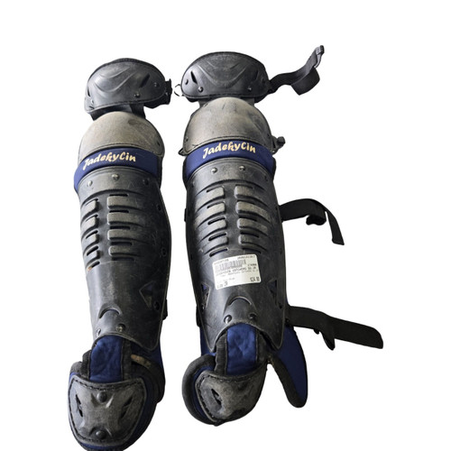 Vist Large View of Product Image Which is Used JADEKYCHIN CATCHERS SG JR Catchers Leg Guards Navy Blue Junior