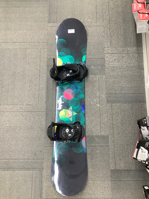 Vist Large View of Product Image Which is Used Burton THE FEATHER Womens Board/Bindings Black 144 cm