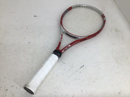 Vist Large View of Product Image Which is Used Dunlop M-FIL 3HUNDRED 300 4 5/8 RACQUET Adult Tennis Racquet Red 4 5/8"