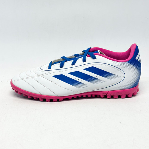 Vist Large View of Product Image Which is Used Adidas GOLETTO IX TURF Soccer Cleats Royal Blue And White Senior 5