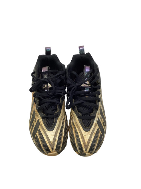 Vist Large View of Product Image Which is Used Adidas Jr FB Cleats Black And White Junior 05.5