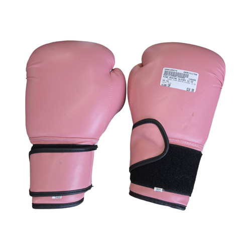 Vist Large View of Product Image Which is Used PINK BOXING GLOVES 12 OZ Boxing Gloves Pink Senior