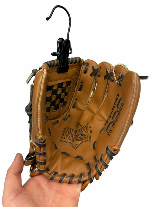 Vist Large View of Product Image Which is Used Adidas EAZY CLOSE BB/SB Glove RH Throw Brown 10"