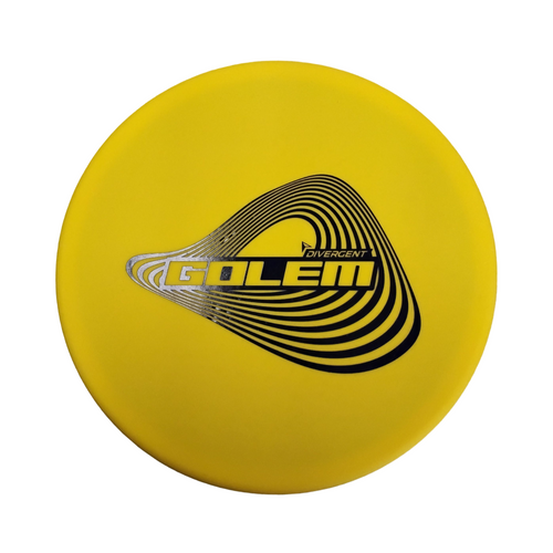 Vist Large View of Product Image Which is Used DIVERGENT GOLEM Disc Golf Driver Yellow 172g