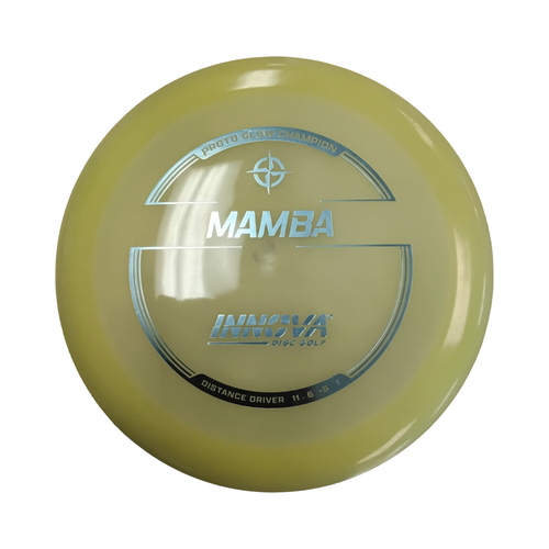 Vist Large View of Product Image Which is Used Innova MAMBA Disc Golf Driver Yellow 163g