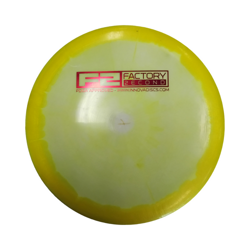 Vist Large View of Product Image Which is Used Innova F2 Disc Golf Driver Yellow 156g