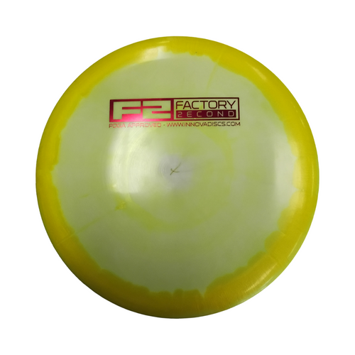 Vist Large View of Product Image Which is Used Innova F2 Disc Golf Driver Yellow 156g