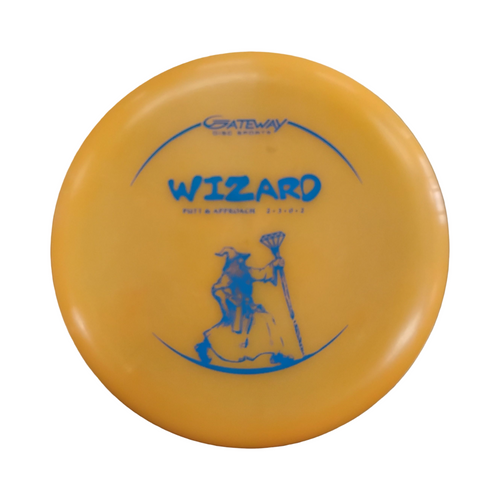 Vist Large View of Product Image Which is Used Gateway WIZARD Disc Golf Putter Orange 176g