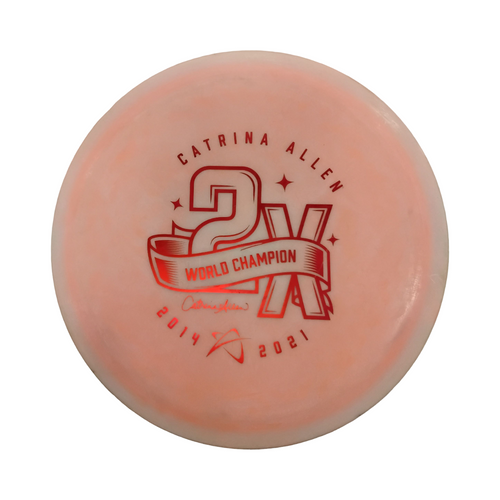 Vist Large View of Product Image Which is Used Prodigy CATRINA ALLEN Disc Golf Driver Pink 174g