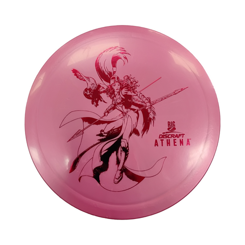 Vist Large View of Product Image Which is Used Discraft BIG Z ATHENA Disc Golf Driver Pink 174g