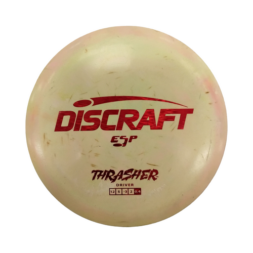 Vist Large View of Product Image Which is Used Discraft ESP THRASHER Disc Golf Driver Yellow 180g