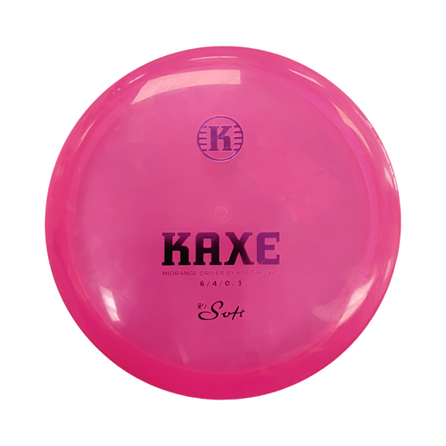 Vist Large View of Product Image Which is Used Kastaplast KAXE Disc Golf Driver Pink 174g