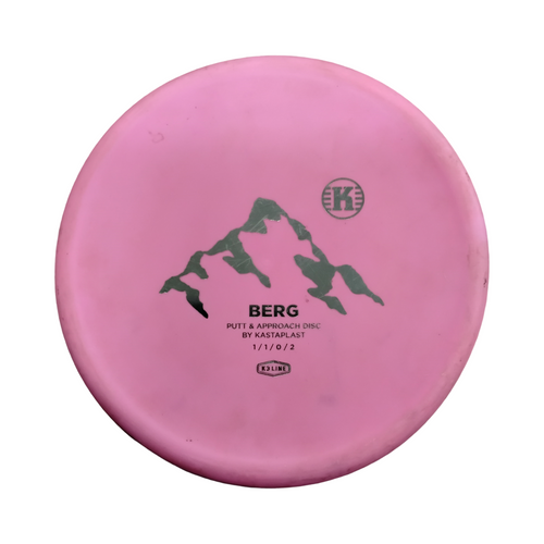 Vist Large View of Product Image Which is Used Kastaplast BERG Disc Golf Putter Pink 174g