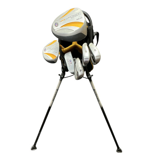 Vist Large View of Product Image Which is Used US Kids UL63-U WT-10U ULTRALIGHT DV2 Jr Package Set LH Black And Gold 7 Piece