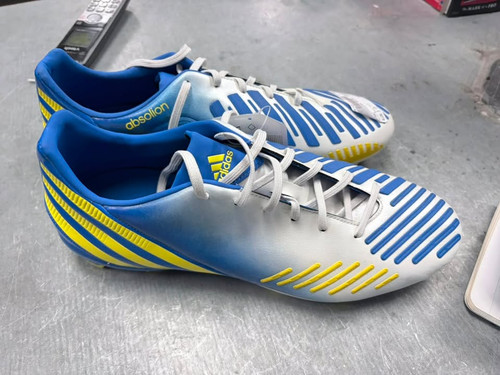 Vist Large View of Product Image Which is Used Adidas Soccer Cleats Royal Blue Senior 13