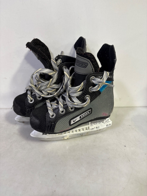 Vist Large View of Product Image Which is Used Bauer SUP PRO Youth Hockey Skate Youth 08.0