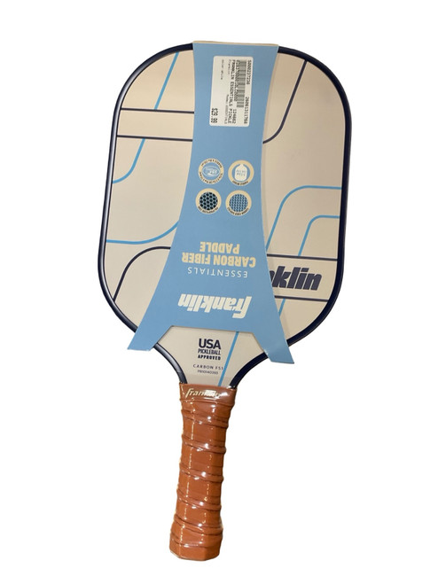 Vist Large View of Product Image Which is Used Franklin ESSENTIALS Pickleball Racquet White