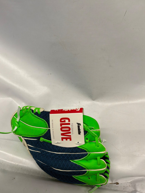 Vist Large View of Product Image Which is Used Franklin MESH TEK 9.5 BB/SB Glove T-ball Green And Royal Blue 9 1/2"