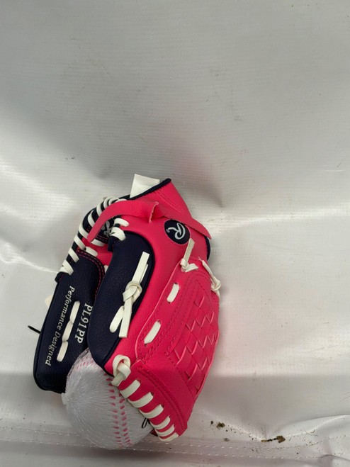 Vist Large View of Product Image Which is Used Rawlings RAWLING TBALL GLOVE BB/SB Glove T-ball Pink 10"