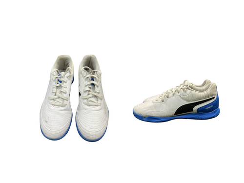 Vist Large View of Product Image Which is Used Puma Soccer Indoor Shoes Royal Blue Youth 07.0