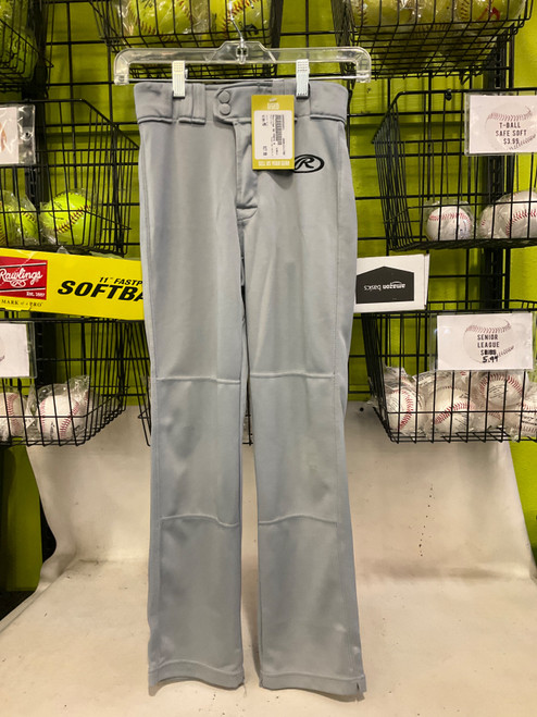 Vist Large View of Product Image Which is Used Rawlings BB PANTS M BB/SB Pant Boys Grey MD