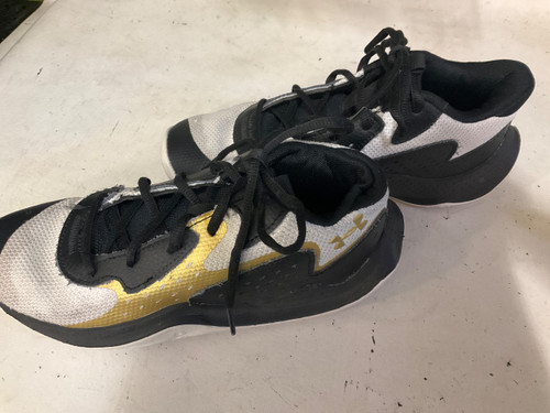 Vist Large View of Product Image Which is Used Under Armour JET 23 Basketball Shoes Y Black Senior 6.5